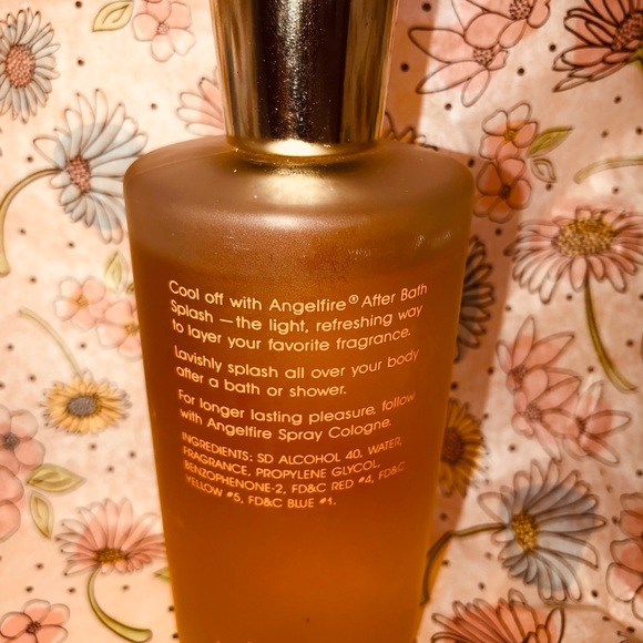 Mary Kay Vintage ANGEL FIRE After Bath Splash 5.75 ounce FULL BOTTLE - Picture 6 of 11